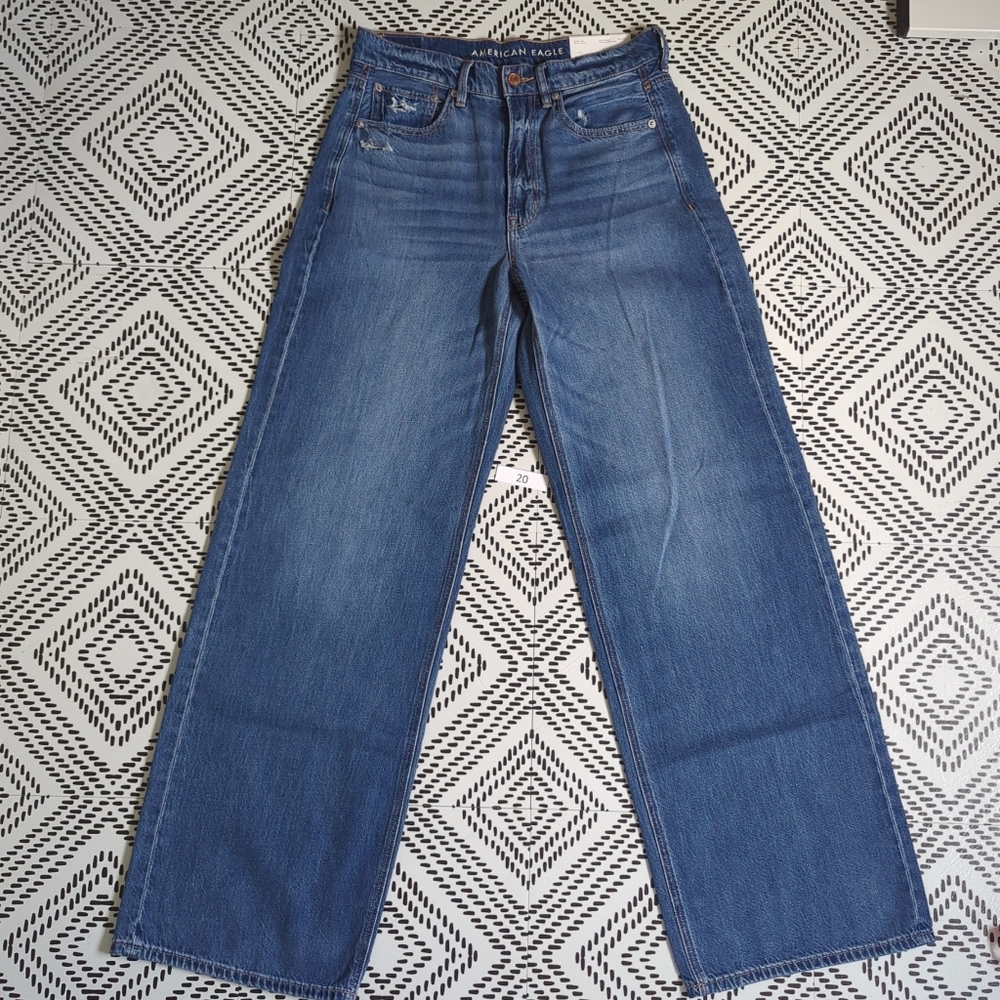 American Eagle Wide Leg Skater Jeans